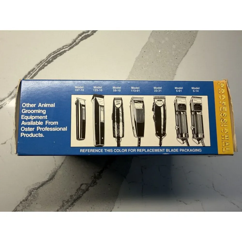 Vintage Oster Finisher Trimmer Model 59-10 Horse Equine Grooming Clipper Boxed